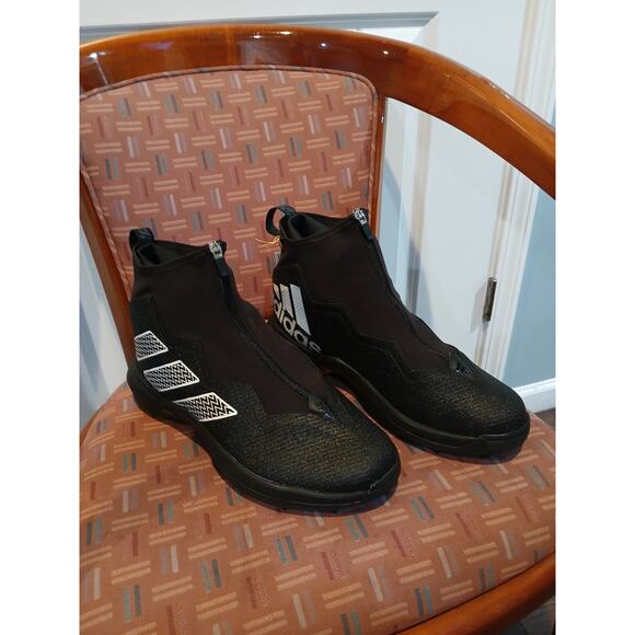 New Men's 11.5 adidas Nasty Torsion Team Black Football High Top Cleats GX1777 - Picture 3 of 9